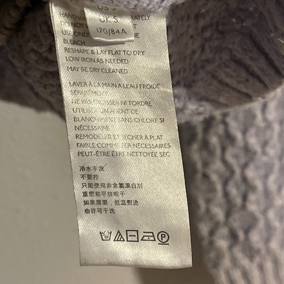 Pilcro  By Anthropologie Women's Purple Christian Knit Anthro Sweater Size Small - Picture 10 of 11